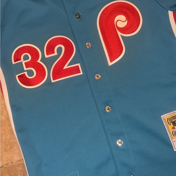Mitchell Ness Phillies Authentic Jersey - Picture 3 of 11